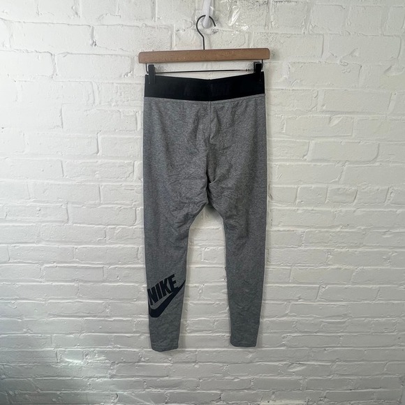 Nike Women's Pull-On Workout Yoga Legging Skinny Black Gray Size Medium - Picture 1 of 5